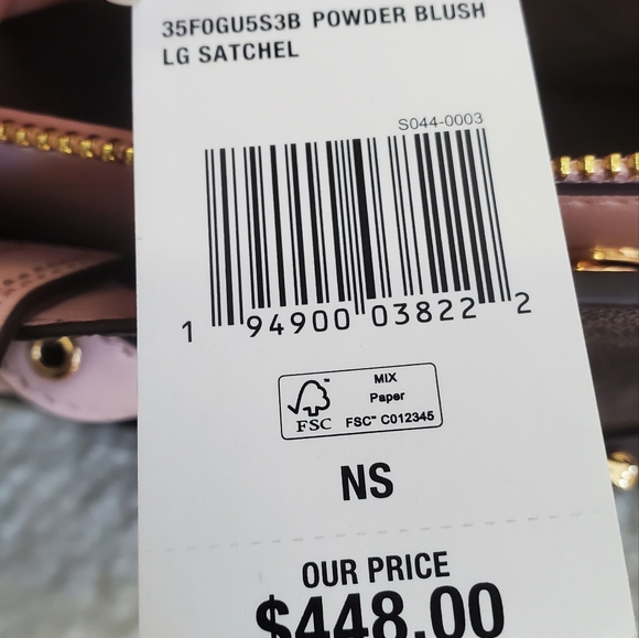 Michael Kors Emilia Purse Set Brown & pink Set - Picture 8 of 10